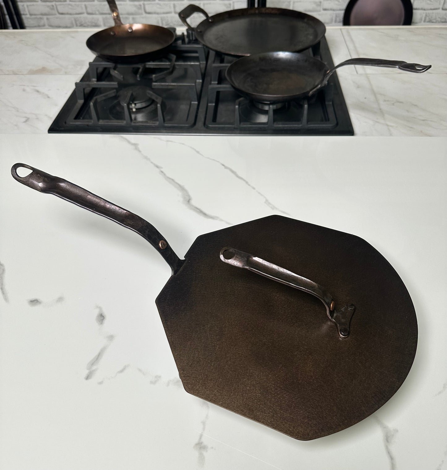 10" Hybrid Carbon Steel Skillet - Hand Forged