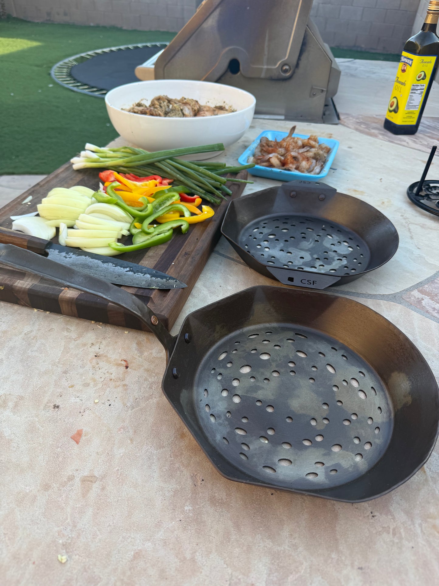 Artemis Grill Pan: Far Side of the Moon. 10" Carbon Steel