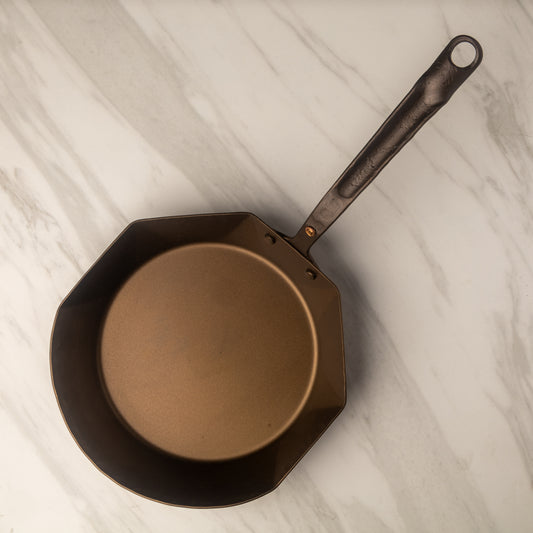 10" Hybrid Carbon Steel Skillet - Hand Forged