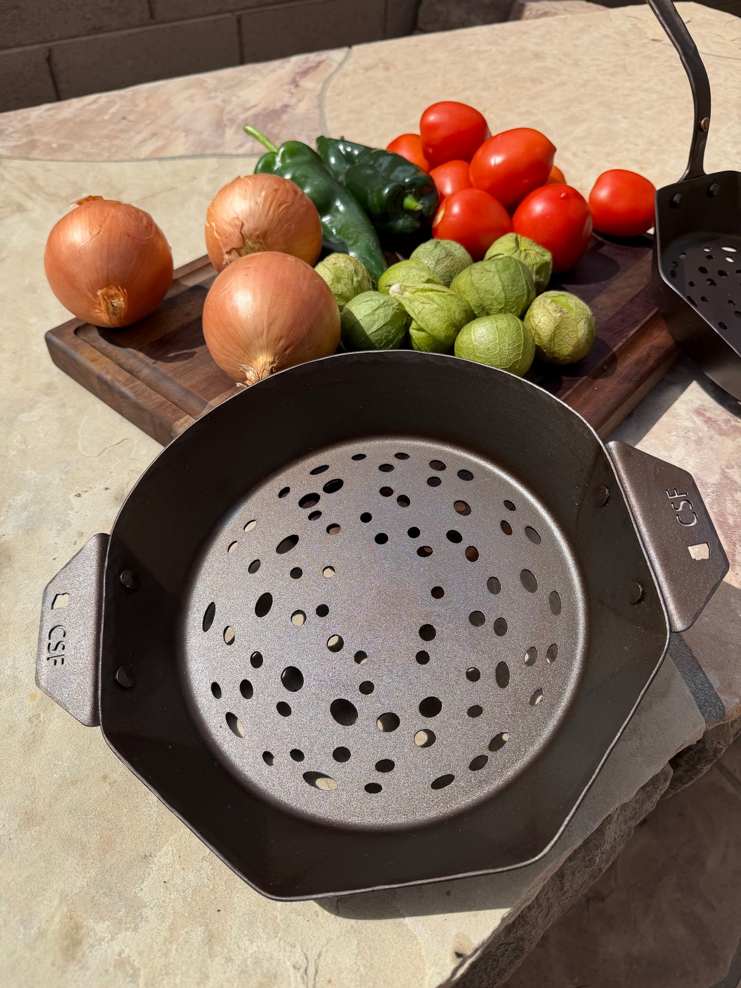 Artemis Grill Pan: Far Side of the Moon. 10" Carbon Steel