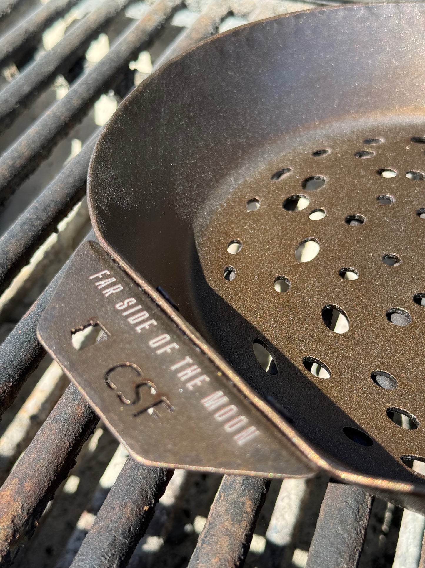 Artemis Grill Pan: Far Side of the Moon. 10" Carbon Steel
