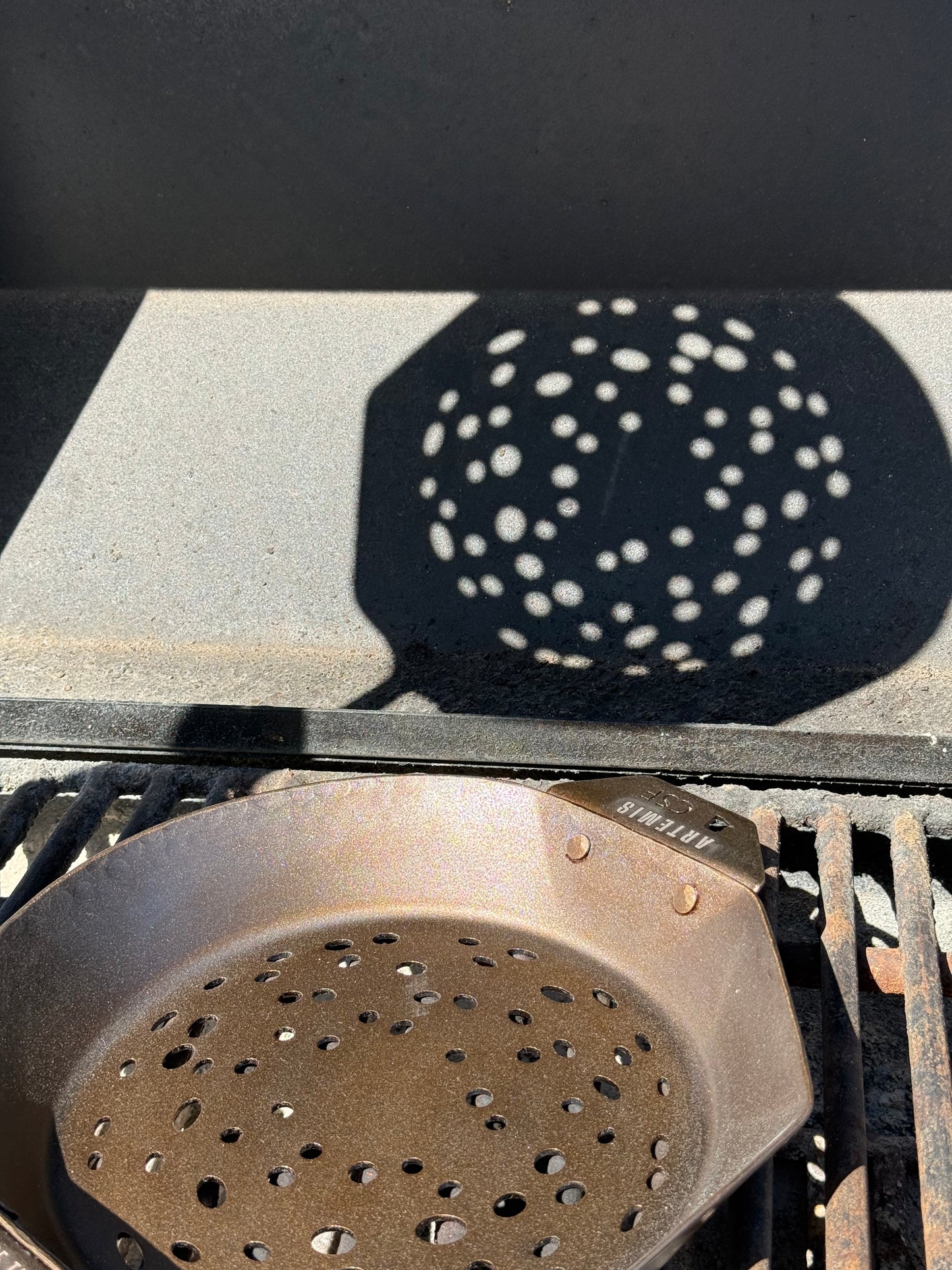 Artemis Grill Pan: Far Side of the Moon. 10" Carbon Steel
