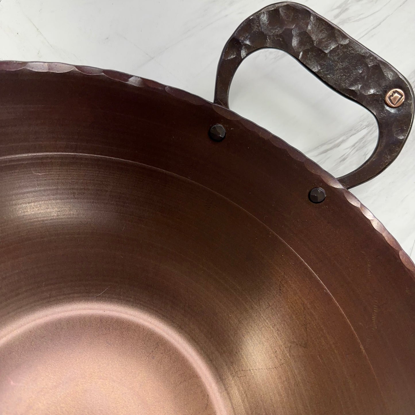 Wok- 13.5" Carbon Steel - Hand Forged and Spun