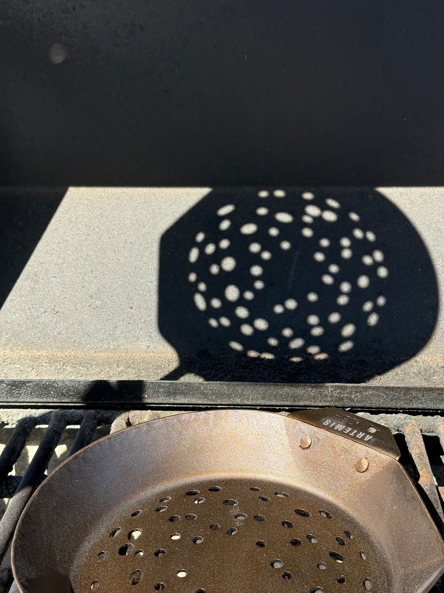 Artemis Grill Pan: Far Side of the Moon. 10" Carbon Steel