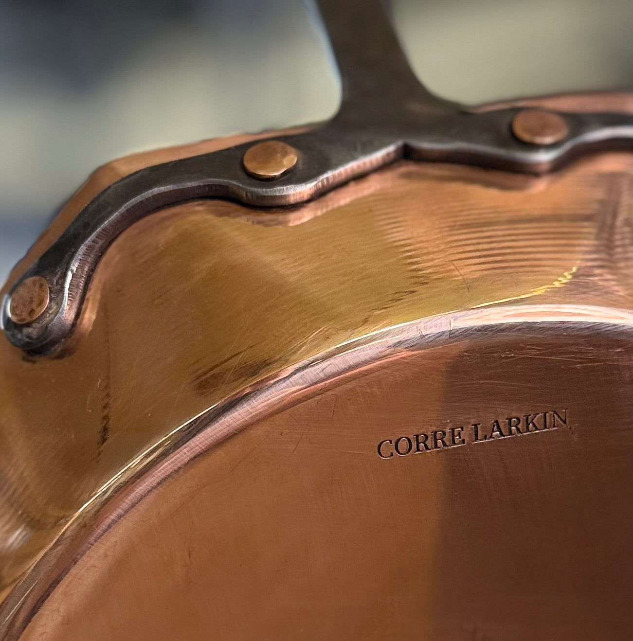 Corre Larkin 10" Copper Tin-Lined Skillet. Pre-order. Ships in September. Only 50 available.