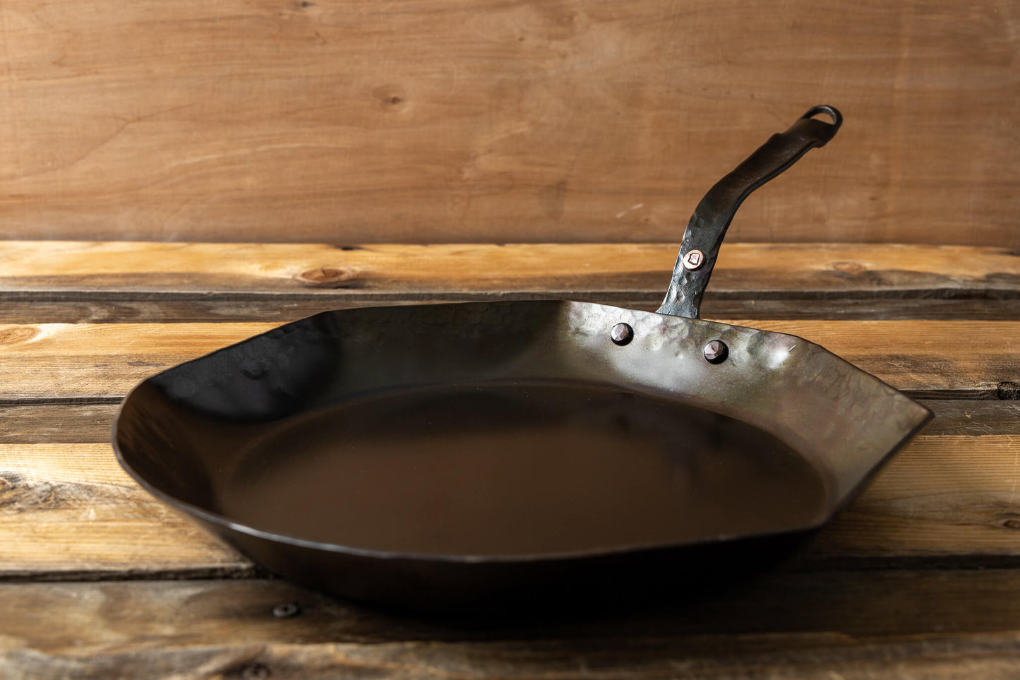 Hand Forged Carbon Steel Paella and Frying Pans - Willow Creek Forge